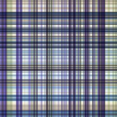 Çekler ve tartansız örgü dokusu ile modern klasik şablonu tekrarlar