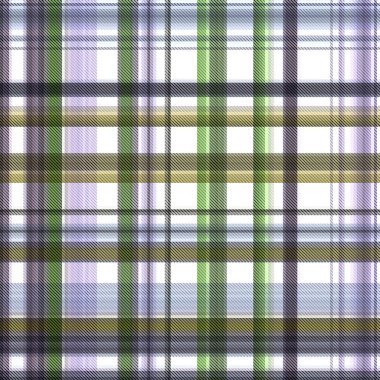 Çekler ve tartansız örgü dokusu ile modern klasik şablonu tekrarlar