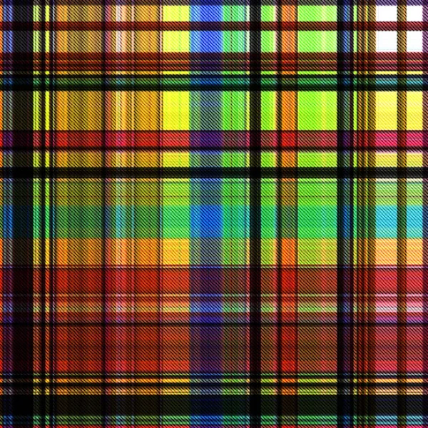 Checks Tartan Naadloze Herhaling Modern Klassiek Patroon Met Geweven Textuur — Stockfoto