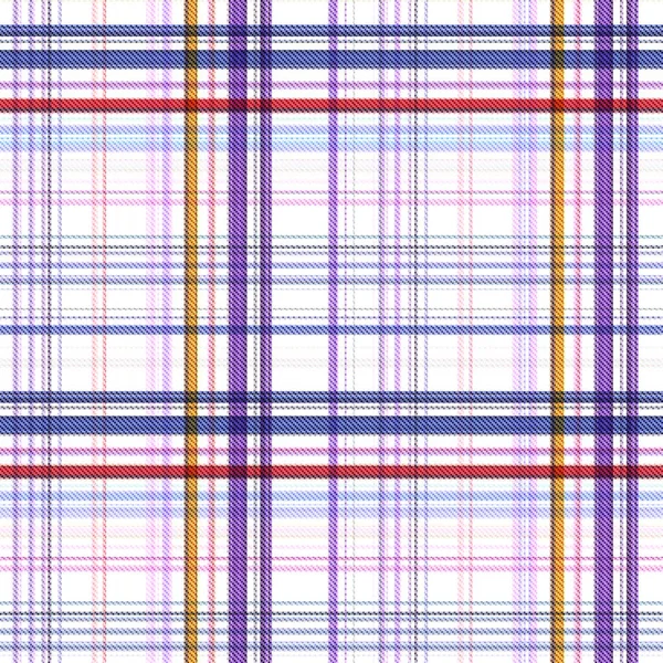 Checks Tartan Naadloze Herhaling Modern Klassiek Patroon Met Geweven Textuur — Stockfoto