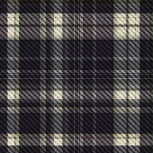 Checks Tartan Seamless Repeat Modern Classic Pattern Woven Texture — Stock Photo, Image