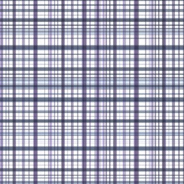 Çekler ve tartansız örgü dokusu ile modern klasik şablonu tekrarlar