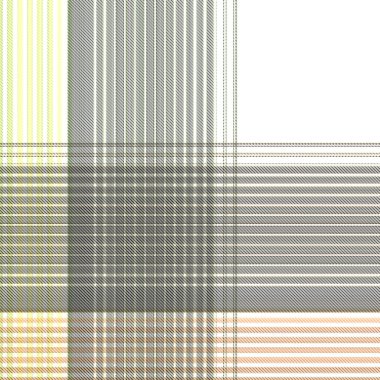 Çekler ve tartansız örgü dokusu ile modern klasik şablonu tekrarlar