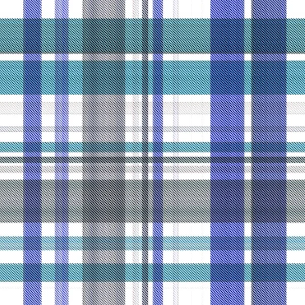 Checks Tartan Seamless Repeat Modern Classic Pattern Woven Texture — Stock Photo, Image