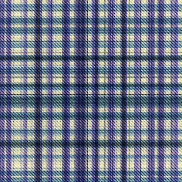 Checks Tartan Seamless Ulangi Pola Klasik Modern Dengan Tekstur Tenun — Stok Foto