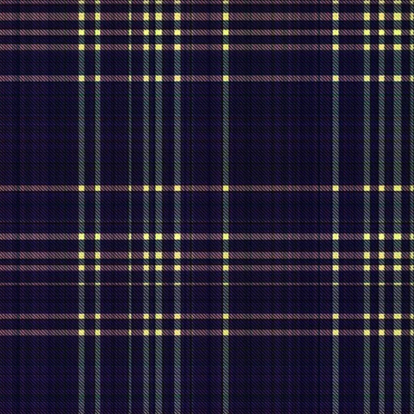 Checks Tartan Naadloze Herhaling Modern Klassiek Patroon Met Geweven Textuur — Stockfoto