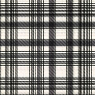 Çekler ve tartansız örgü dokusu ile modern klasik şablonu tekrarlar