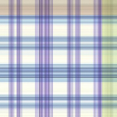 Çekler ve tartansız örgü dokusu ile modern klasik şablonu tekrarlar