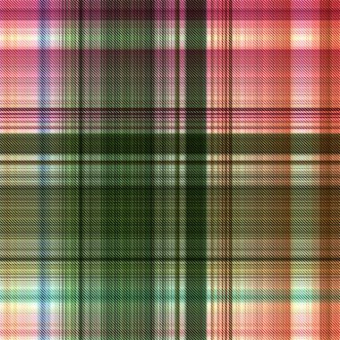 Çekler ve tartansız örgü dokusu ile modern klasik şablonu tekrarlar