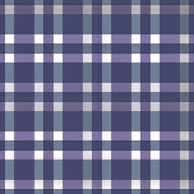 Çekler ve tartansız örgü dokusu ile modern klasik şablonu tekrarlar