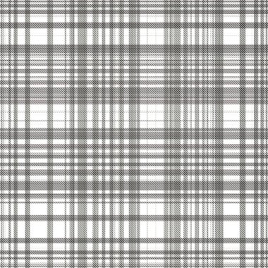 Çekler ve tartansız örgü dokusu ile modern klasik şablonu tekrarlar