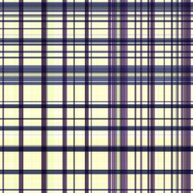 Çekler ve tartansız örgü dokusu ile modern klasik şablonu tekrarlar