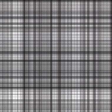 Çekler ve tartansız örgü dokusu ile modern klasik şablonu tekrarlar