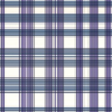 Çekler ve tartansız örgü dokusu ile modern klasik şablonu tekrarlar