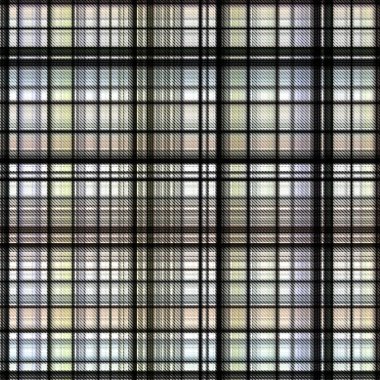 Çekler ve tartansız örgü dokusu ile modern klasik şablonu tekrarlar