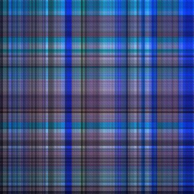 Çekler ve tartansız örgü dokusu ile modern klasik şablonu tekrarlar