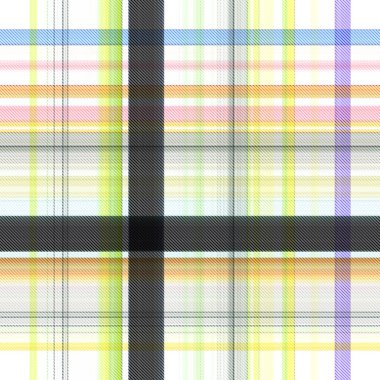 Çekler ve tartansız örgü dokusu ile modern klasik şablonu tekrarlar