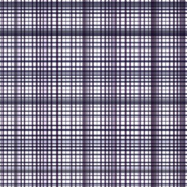 Çekler ve tartansız örgü dokusu ile modern klasik şablonu tekrarlar