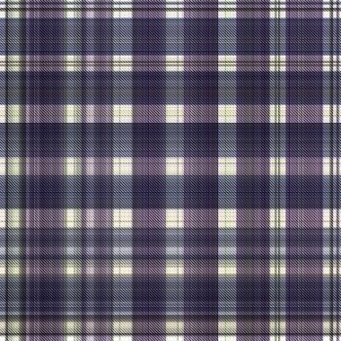 Çekler ve tartansız örgü dokusu ile modern klasik şablonu tekrarlar