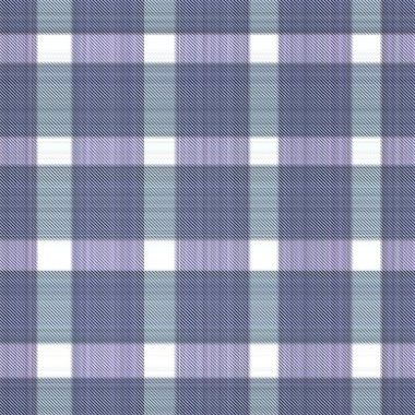 Çekler ve tartansız örgü dokusu ile modern klasik şablonu tekrarlar