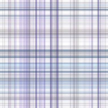 Çekler ve tartansız örgü dokusu ile modern klasik şablonu tekrarlar