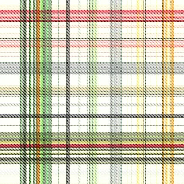 Checks Tartan Naadloze Herhaling Modern Klassiek Patroon Met Geweven Textuur — Stockfoto