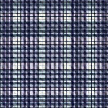 Çekler ve tartansız örgü dokusu ile modern klasik şablonu tekrarlar