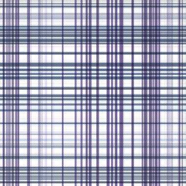 Çekler ve tartansız örgü dokusu ile modern klasik şablonu tekrarlar