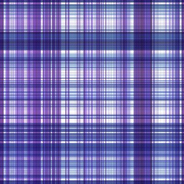 Çekler ve tartansız örgü dokusu ile modern klasik şablonu tekrarlar