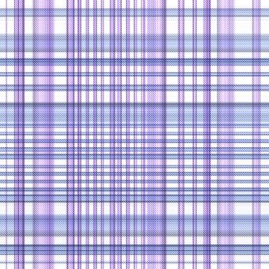 Çekler ve tartansız örgü dokusu ile modern klasik şablonu tekrarlar