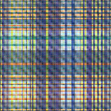 Çekler ve tartansız örgü dokusu ile modern klasik şablonu tekrarlar