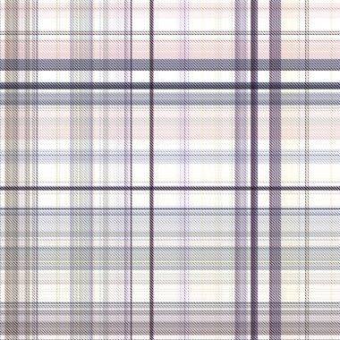 Çekler ve tartansız örgü dokusu ile modern klasik şablonu tekrarlar