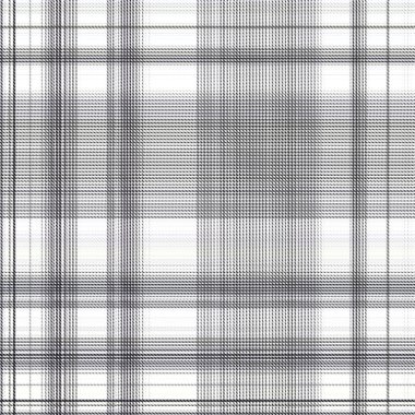 Çekler ve tartansız örgü dokusu ile modern klasik şablonu tekrarlar