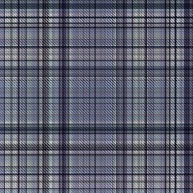 Çekler ve tartansız örgü dokusu ile modern klasik şablonu tekrarlar