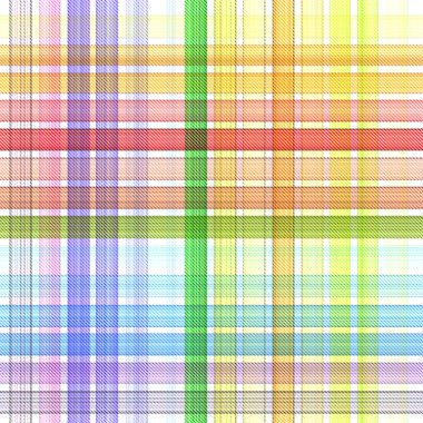 Çekler ve tartansız örgü dokusu ile modern klasik şablonu tekrarlar