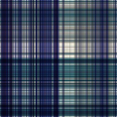 Çekler ve tartansız örgü dokusu ile modern klasik şablonu tekrarlar