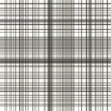 Çekler ve tartansız örgü dokusu ile modern klasik şablonu tekrarlar