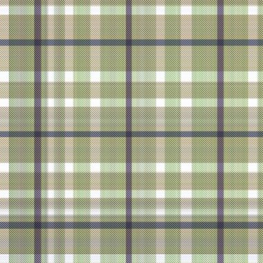 Çekler ve tartansız örgü dokusu ile modern klasik şablonu tekrarlar