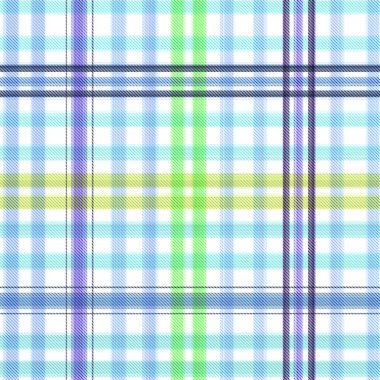 Çekler ve tartansız örgü dokusu ile modern klasik şablonu tekrarlar