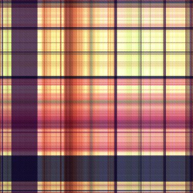 Çekler ve tartansız örgü dokusu ile modern klasik şablonu tekrarlar