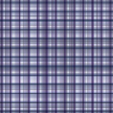 Çekler ve tartansız örgü dokusu ile modern klasik şablonu tekrarlar