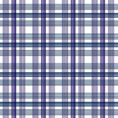 Çekler ve tartansız örgü dokusu ile modern klasik şablonu tekrarlar