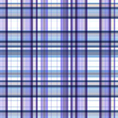 Çekler ve tartansız örgü dokusu ile modern klasik şablonu tekrarlar