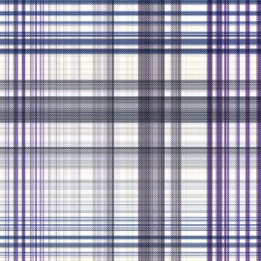 Çekler ve tartansız örgü dokusu ile modern klasik şablonu tekrarlar