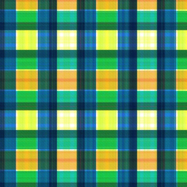 Checks Tartan Seamless Repeat Modern Classic Pattern Woven Texture — Stock Photo, Image