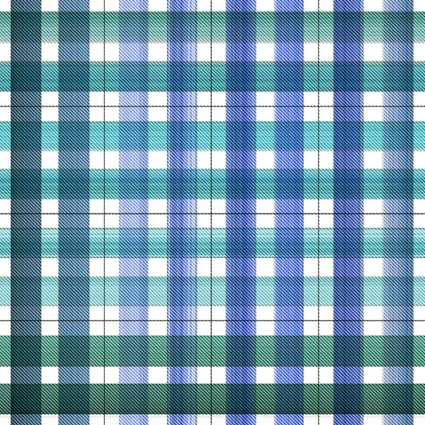 Checks Tartan Seamless Ulangi Pola Klasik Modern Dengan Tekstur Tenun — Stok Foto