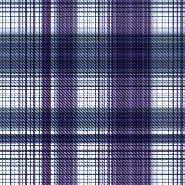 Checks Tartan Naadloze Herhaling Modern Klassiek Patroon Met Geweven Textuur — Stockfoto