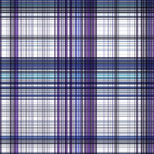 Checks Tartan Naadloze Herhaling Modern Klassiek Patroon Met Geweven Textuur — Stockfoto