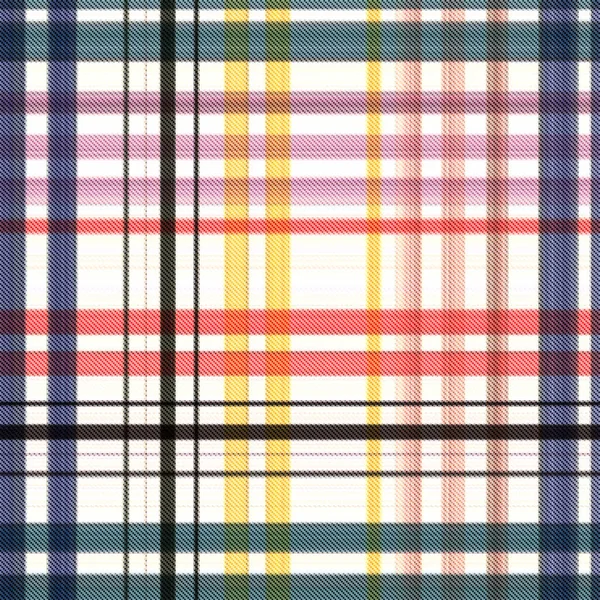 Checks Tartan Seamless Repeat Modern Classic Pattern Woven Texture — Stock Photo, Image