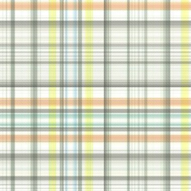 Çekler ve tartansız örgü dokusu ile modern klasik şablonu tekrarlar